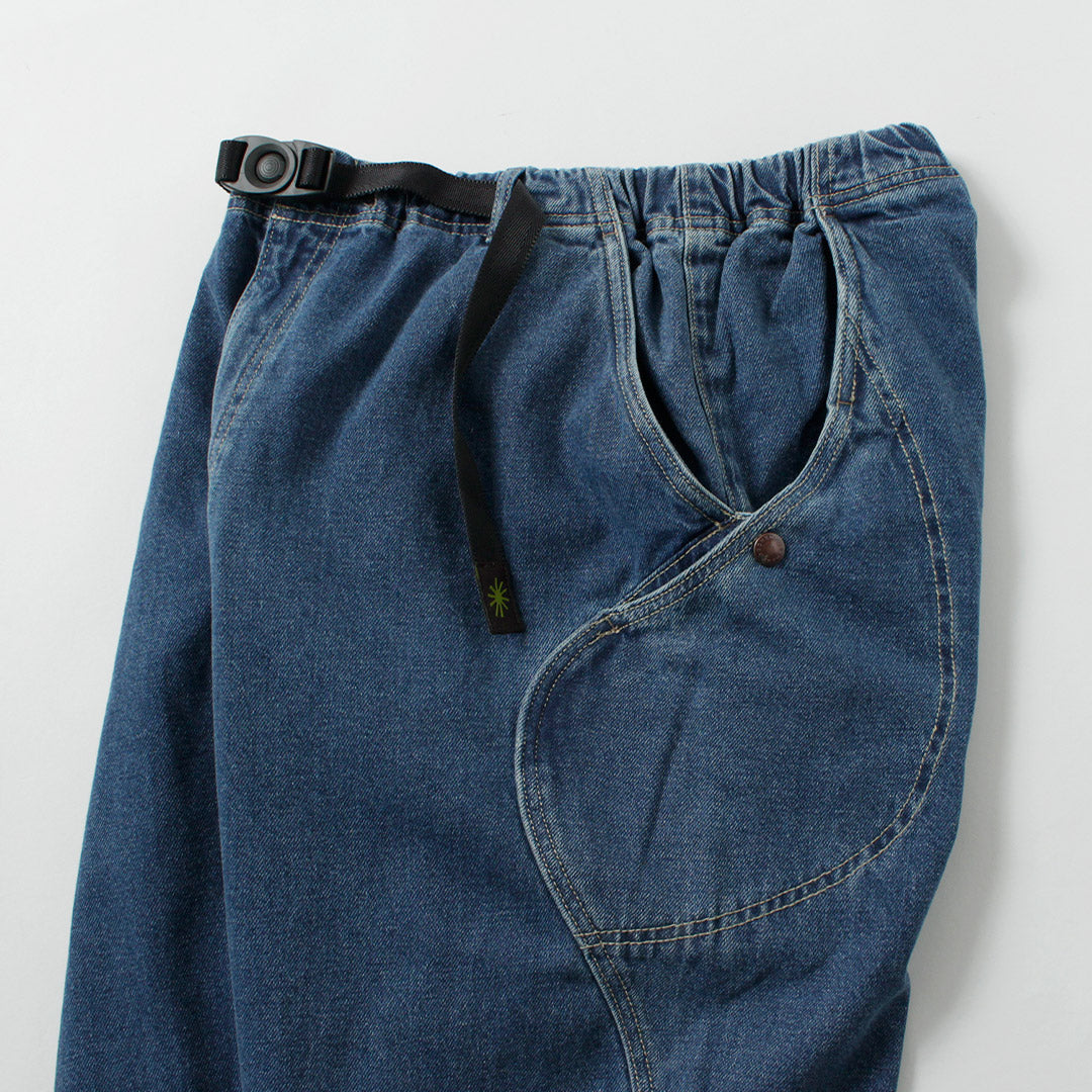 GOHEMP / 12 盎司麻棉牛仔布 High Explorer 裤子二手水洗
