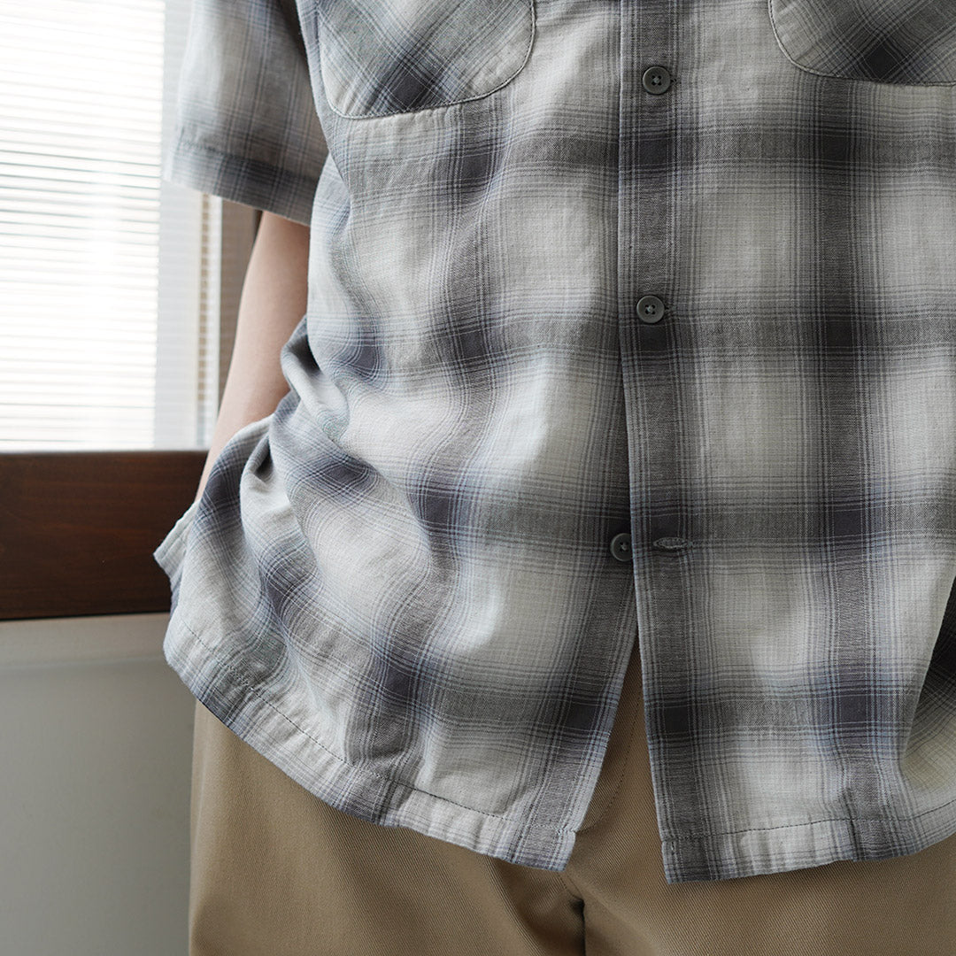 PENDLETON / Camisa Manga Corta Cuello Abierto