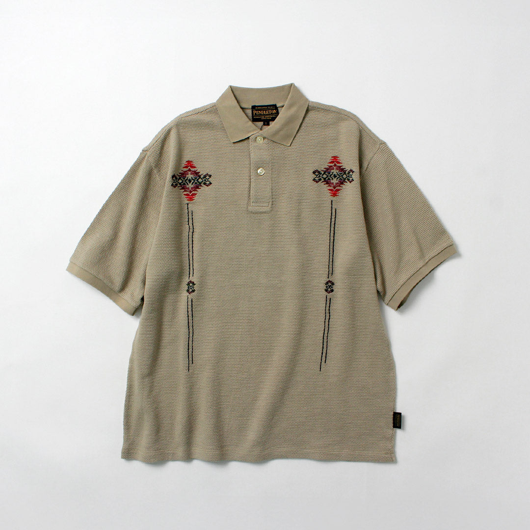 PENDLETON / Oni Kanoko 刺绣 Polo 衫