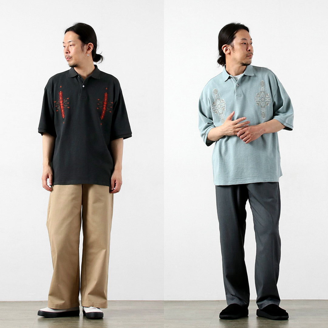 PENDLETON / Oni Kanoko 刺绣 Polo 衫
