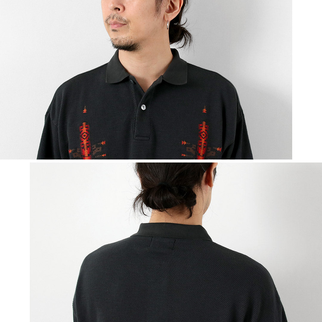 PENDLETON / Oni Kanoko 刺绣 Polo 衫