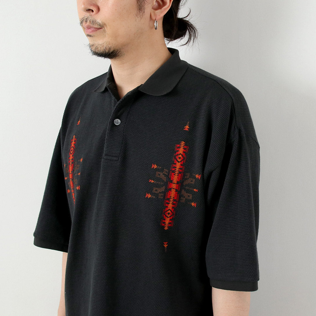 PENDLETON / Oni Kanoko 刺绣 Polo 衫
