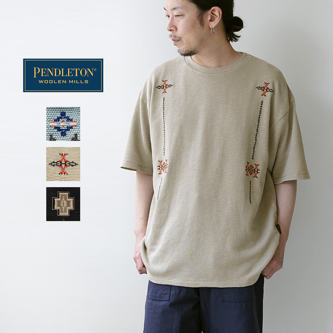 PENDLETON / Oni Kanoko Camiseta bordada