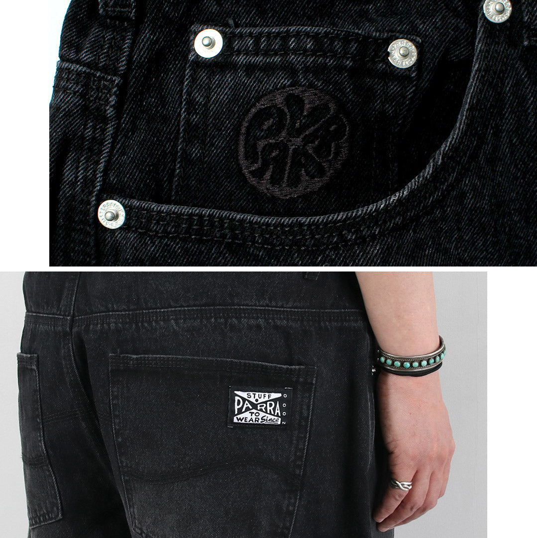 BY PARRA / Moto Stitchers 牛仔长裤