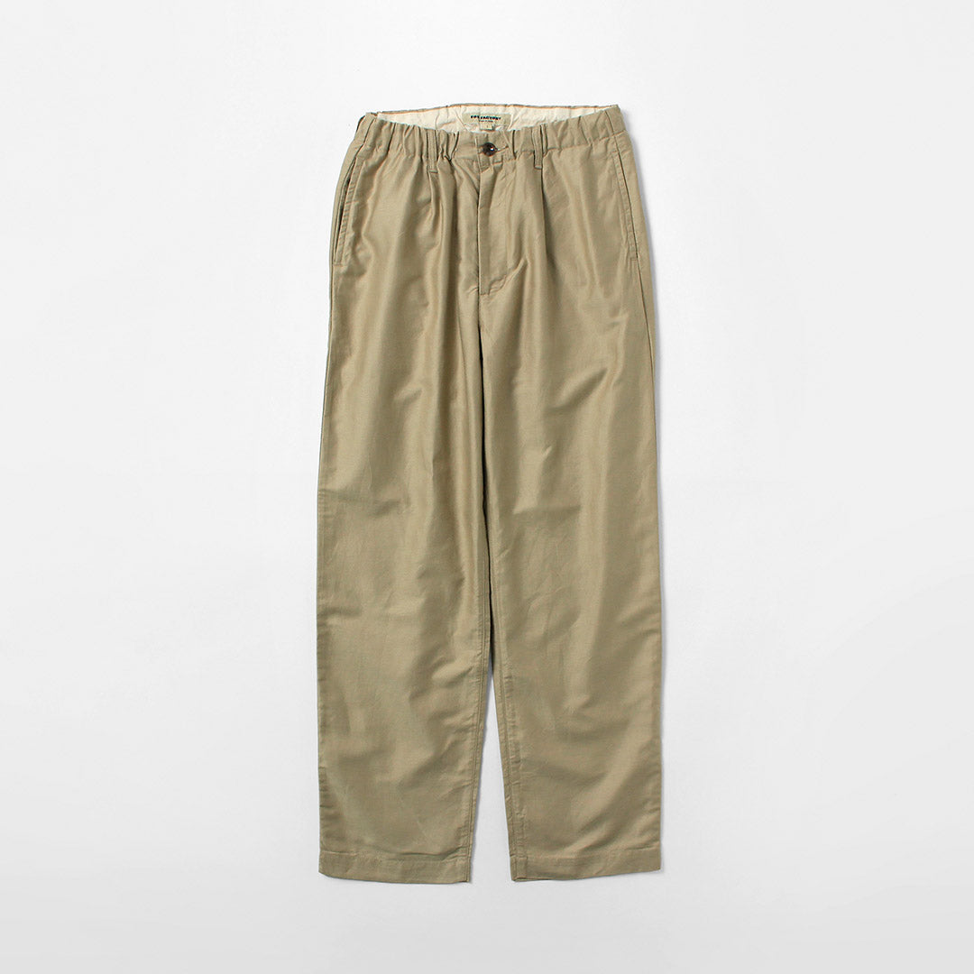 FOB FACTORY / Cotton Linen Moleskin Track Pants
