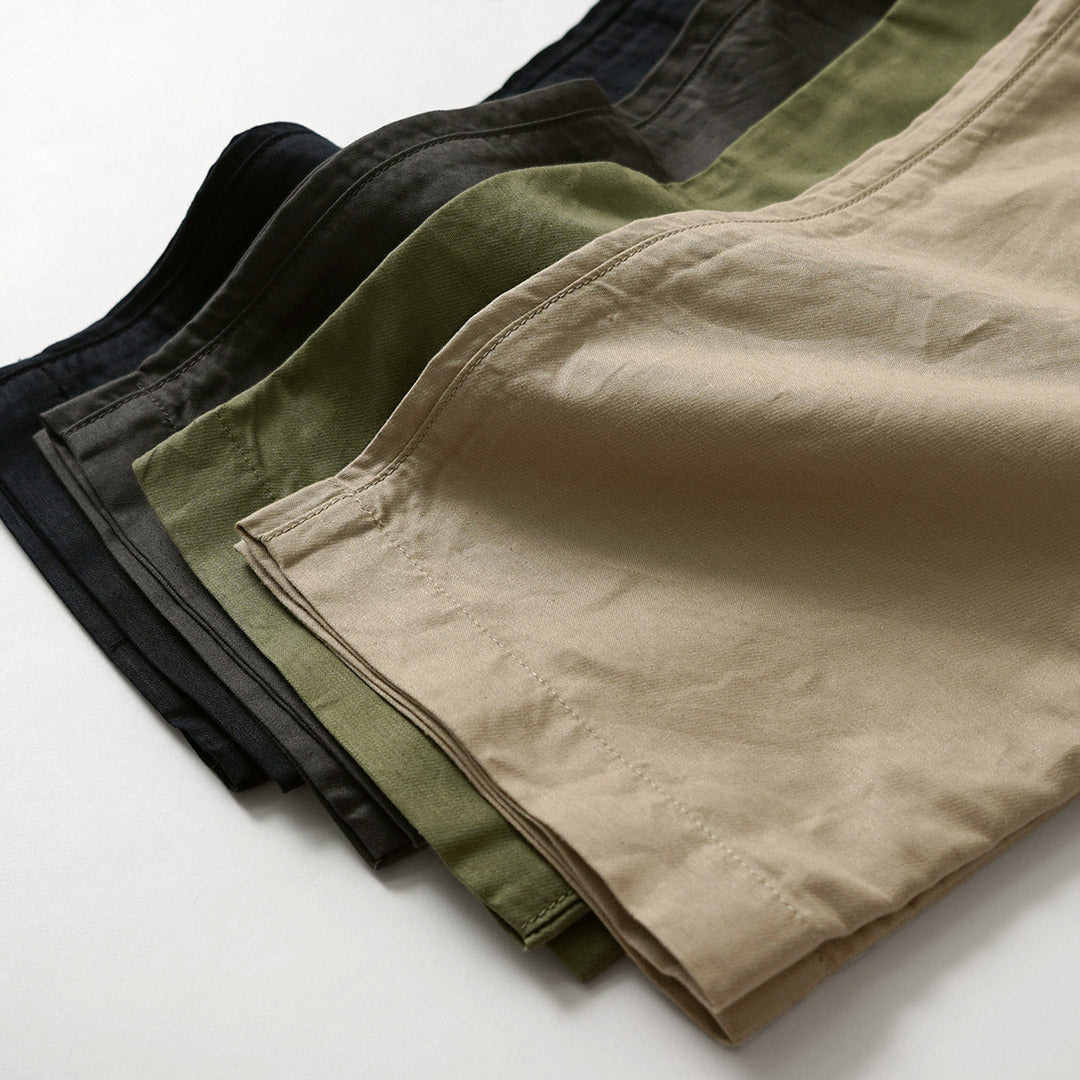 FOB FACTORY / Pantalon de survêtement en moleskine et coton lin