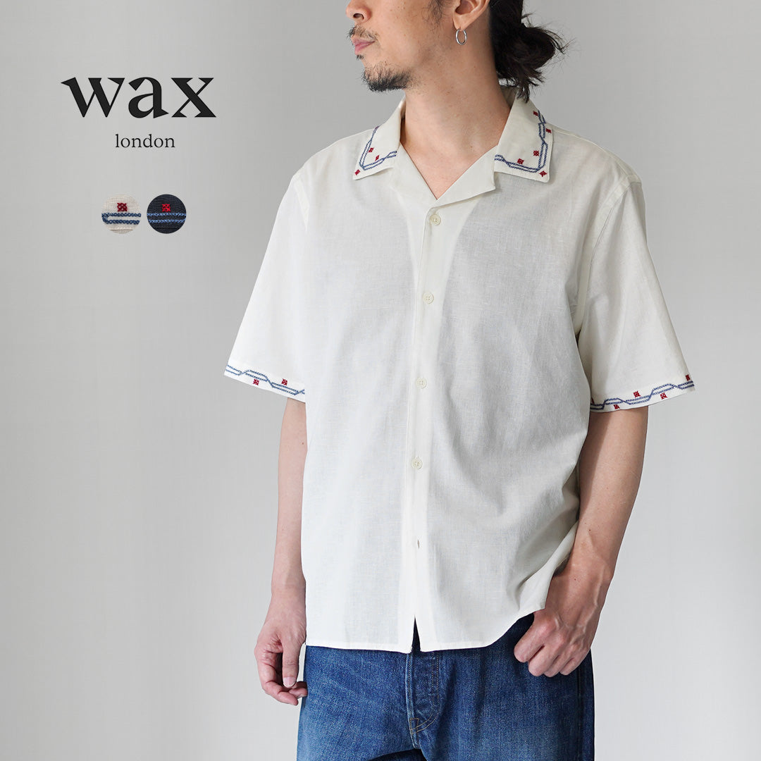 WAX LONDON / Didcot Chemise Manches Courtes Broderie
