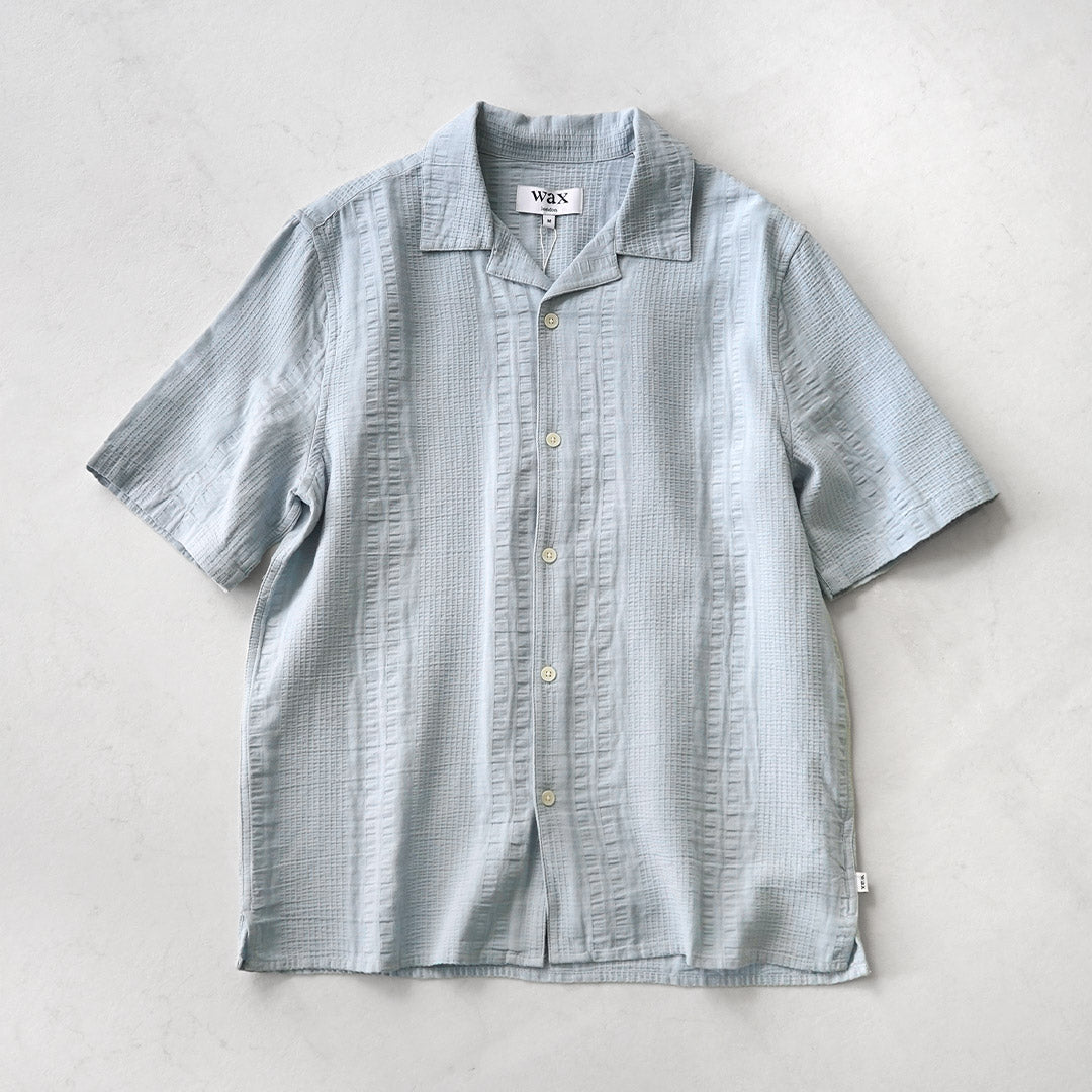 WAX LONDON / Didcot Chemise Manches Courtes Double Wave Grid
