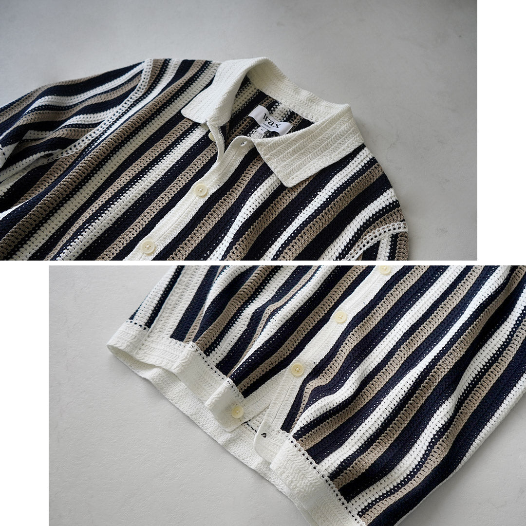 WAX LONDON / Porto Polo Rayas Crochet