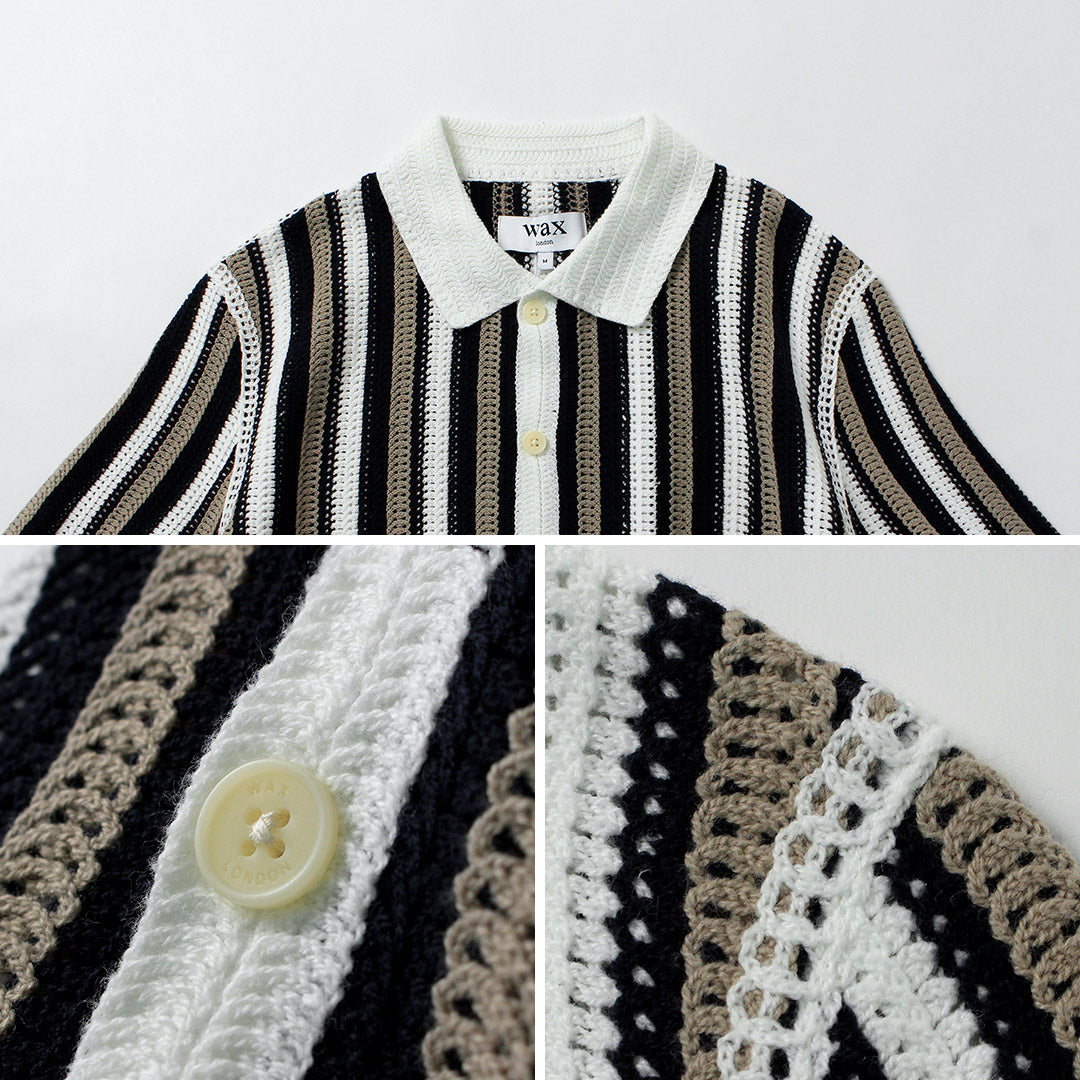 WAX LONDON / Porto Polo Rayas Crochet