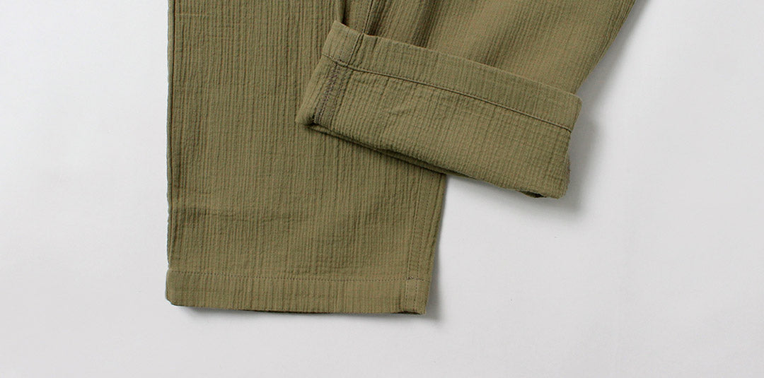 WAX LONDON / Kurt Trousers - Cotton Linen Crinkle