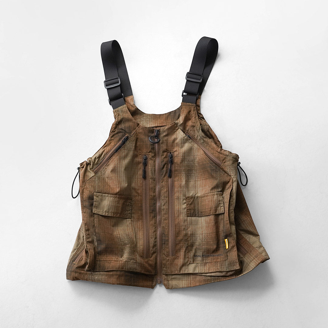 WHITE MOUNTAINEERING / Gripswany Collaboration Ombre Check 2-Way Gear Pack Vest 4.0 Sac à bandoulière