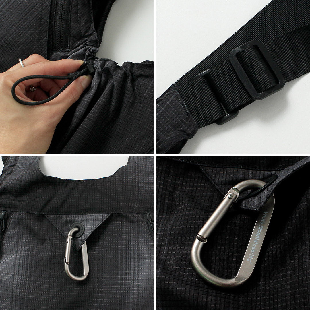 WHITE MOUNTAINEERING / Gripswany Collaboration Ombre Check 2-Way Gear Pack Vest 4.0 Sac à bandoulière