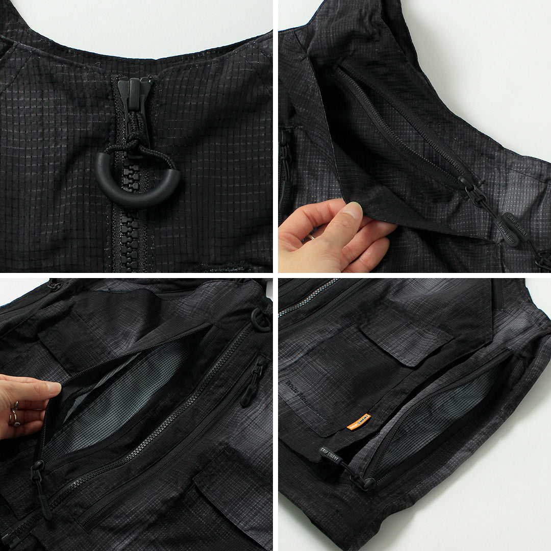 WHITE MOUNTAINEERING / Gripswany Collaboration Ombre Check 2-Way Gear Pack Vest 4.0 Sac à bandoulière