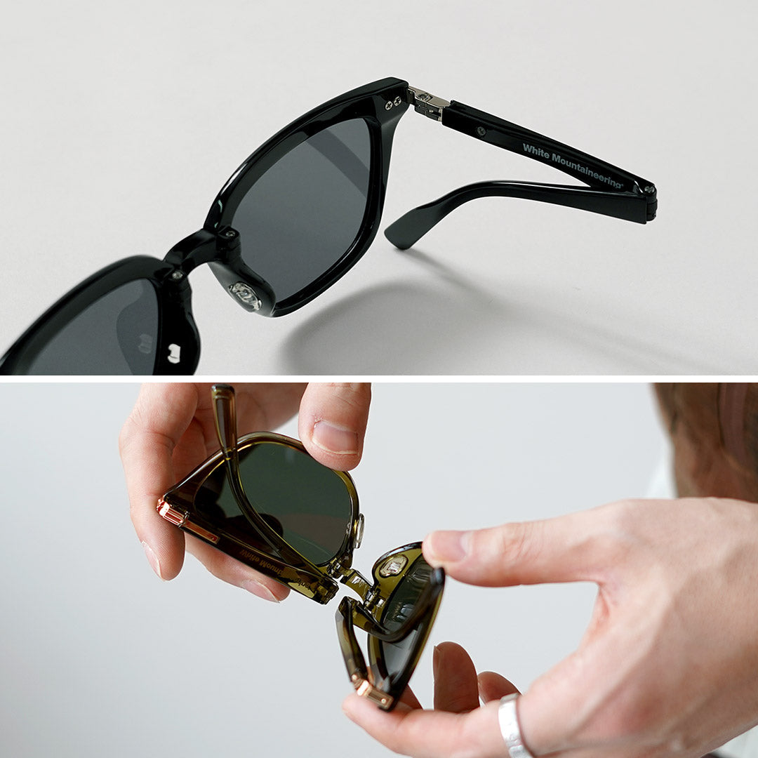 WHITE MOUNTAINEERING / Lunettes de soleil pliantes WHITE MOUNTAINEERING