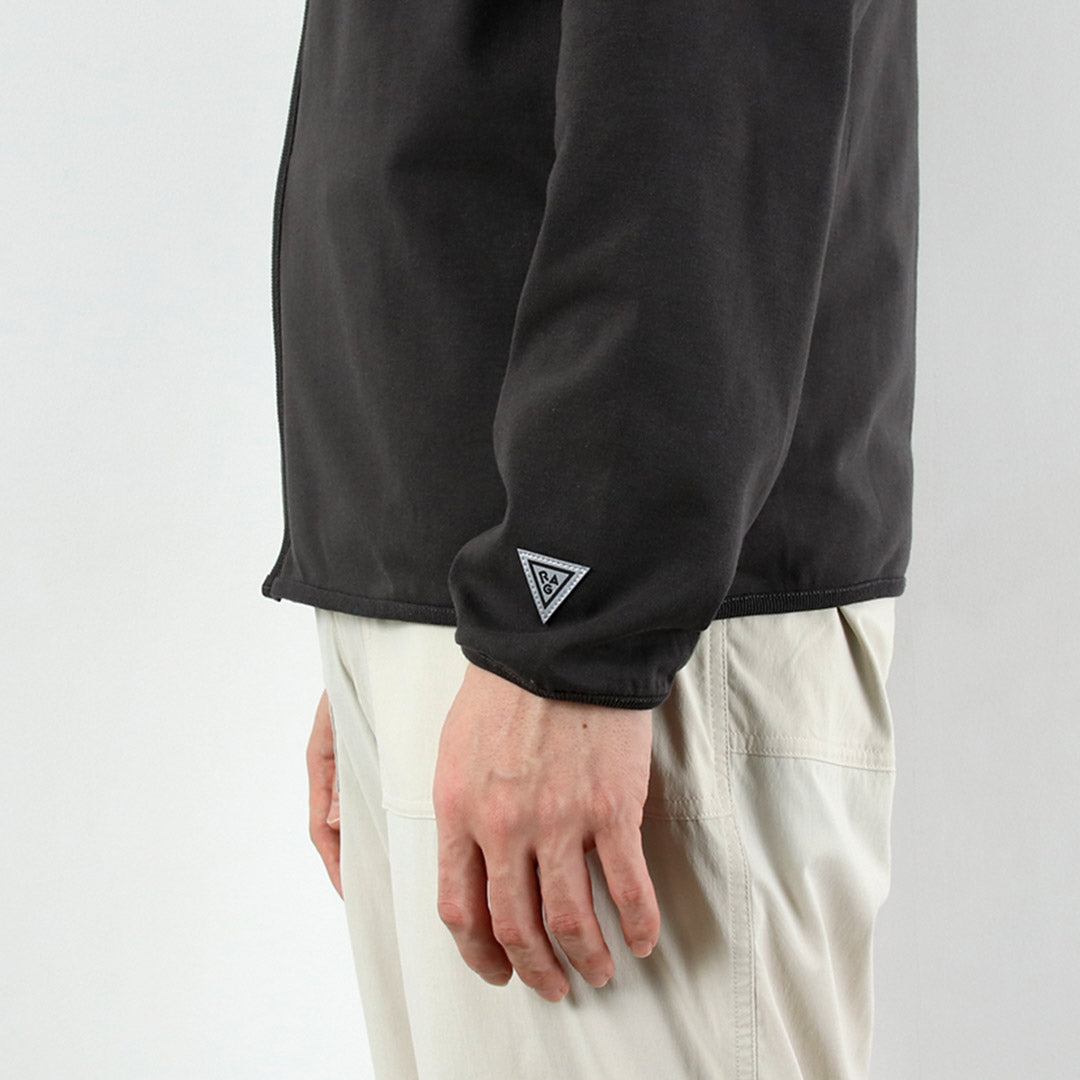 HEALTHKNIT / RAG Exclusivité Healthknit × Rag S/S Tee Sweat à capuche zippé Jersey sec à extrémités ouvertes Finition désodorisante antibactérienne