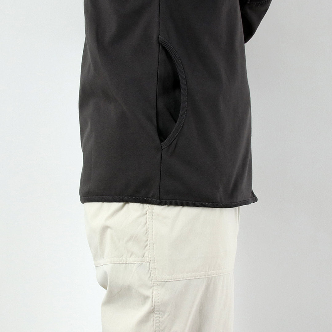 HEALTHKNIT / RAG Exclusivité Healthknit × Rag S/S Tee Sweat à capuche zippé Jersey sec à extrémités ouvertes Finition désodorisante antibactérienne