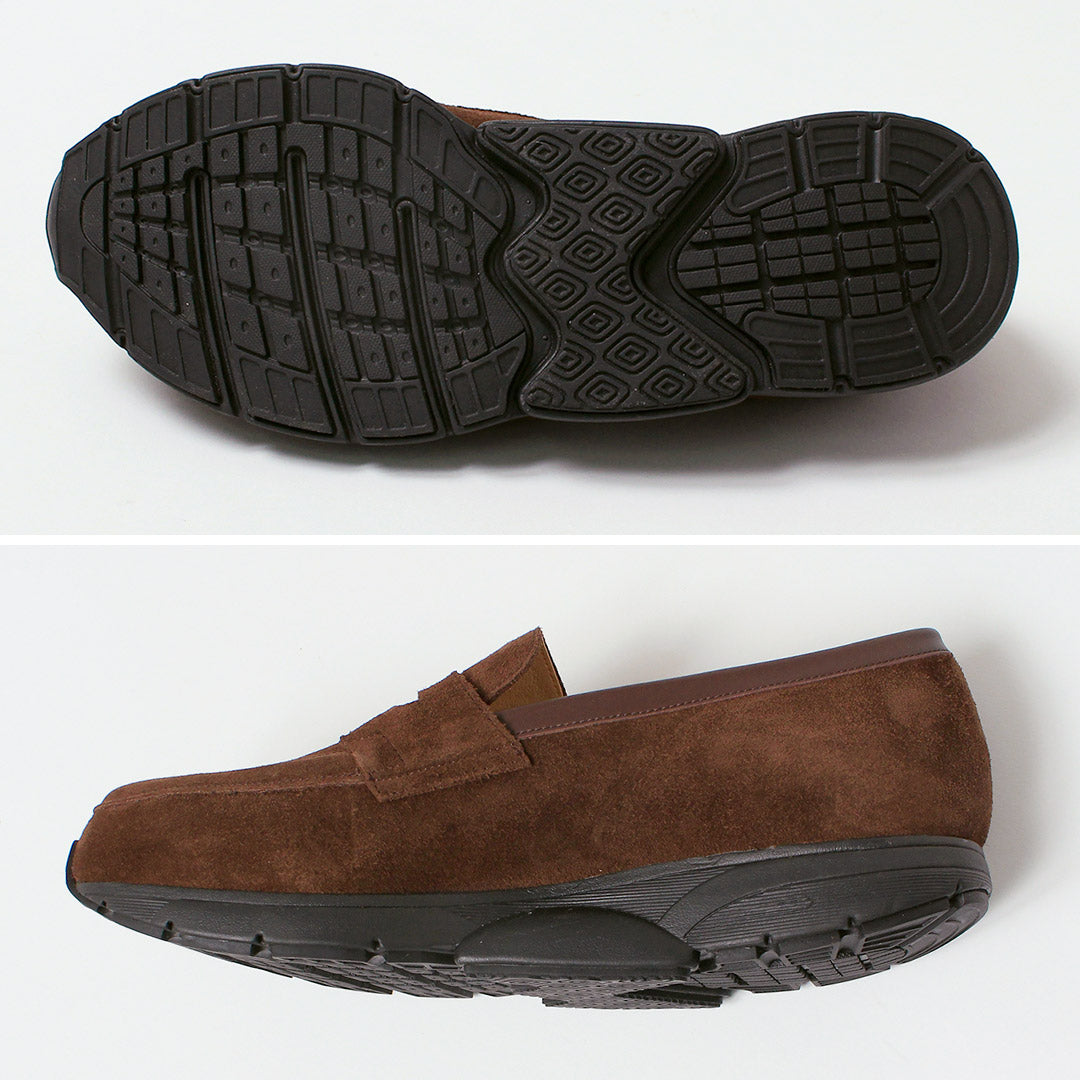 MILIEU-PIED / Mocassins en daim