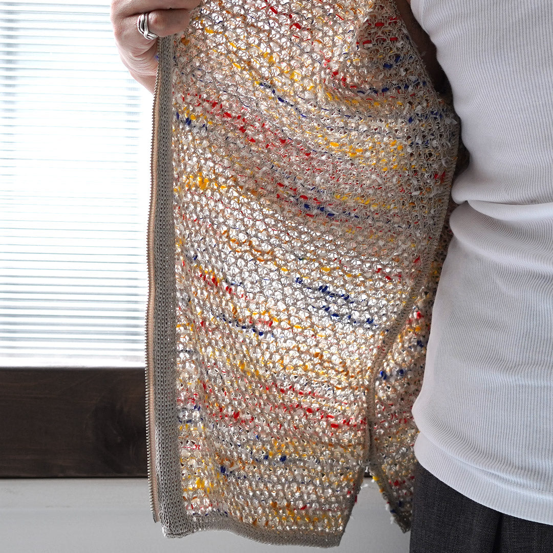 COOHEM / Chemise zippée en tweed d'été