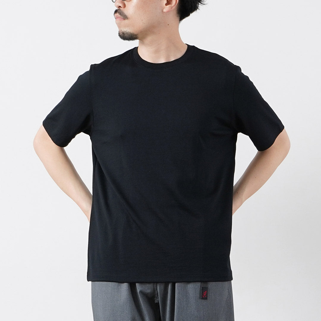 YONETOMI NEW BASIC / Wool Silk Dress T-Shirt