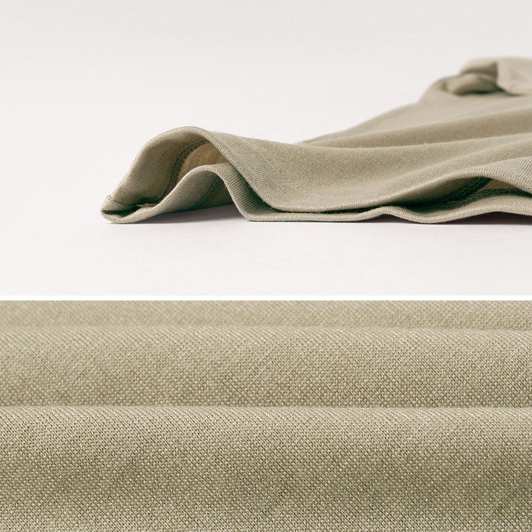 YONETOMI NEW BASIC / Wool Silk Dress T-Shirt