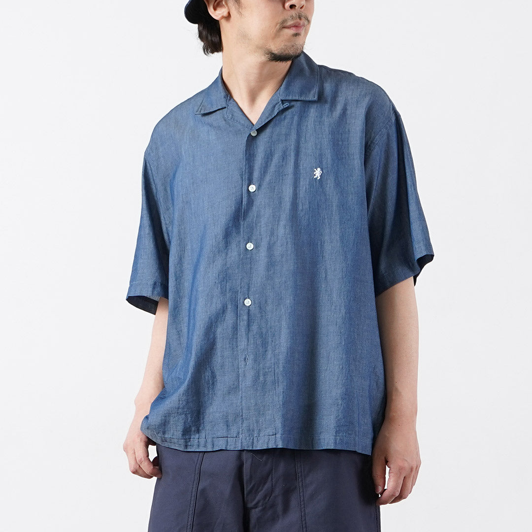 GYMPHLEX / Open Collar Short Sleeve Shirt