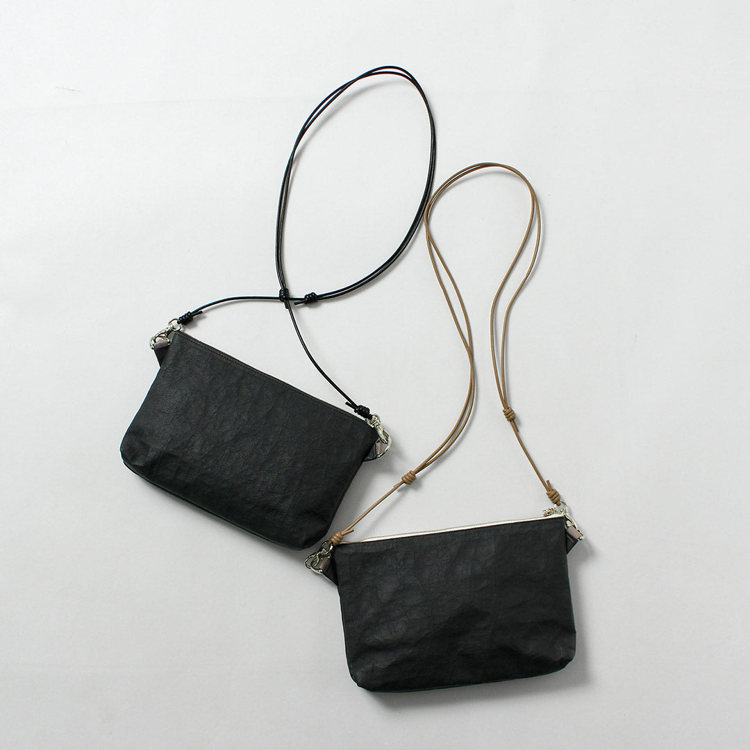 SENTI / Sacoche 2 voies en cuir Dyneema