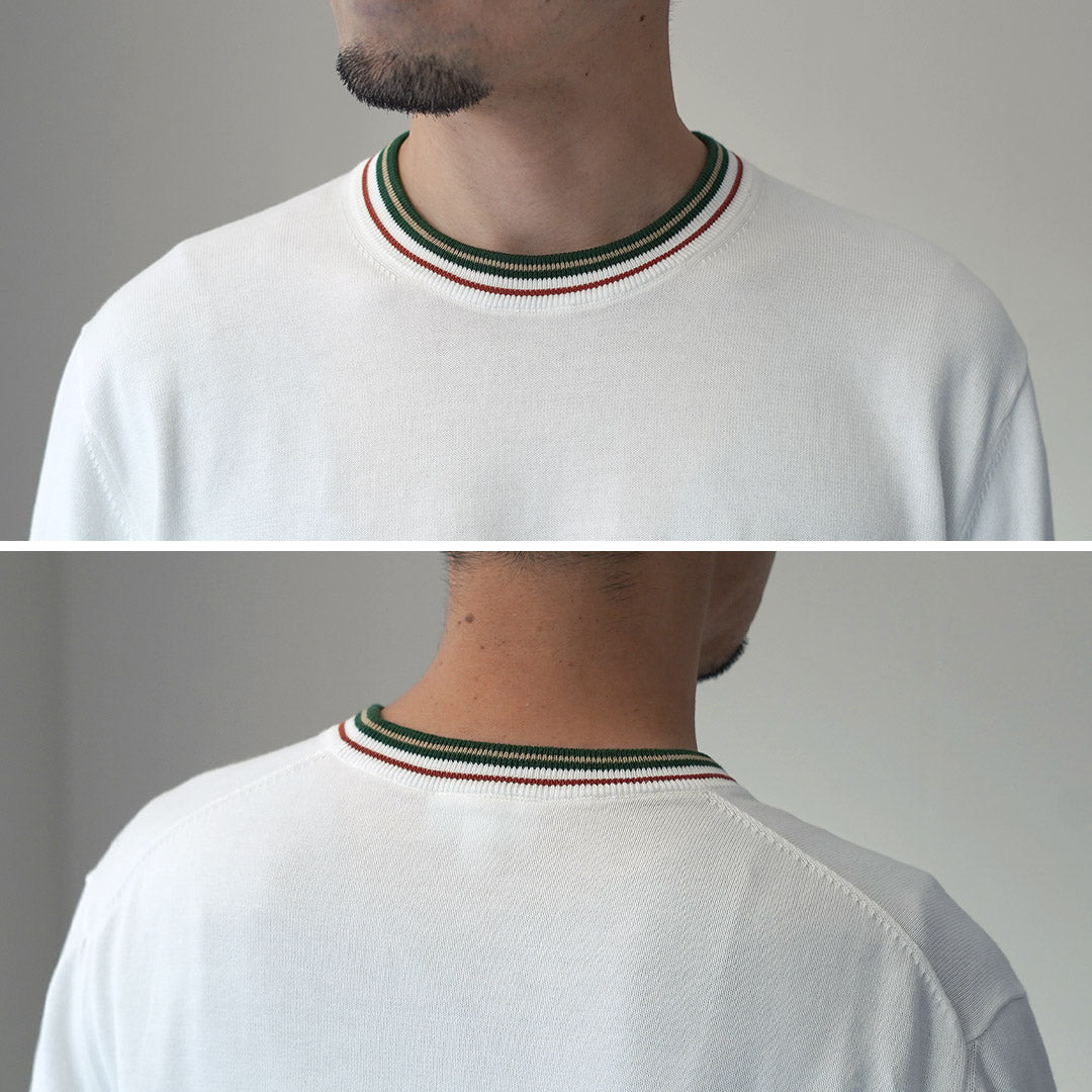 LACOSTE / 条纹棉针织