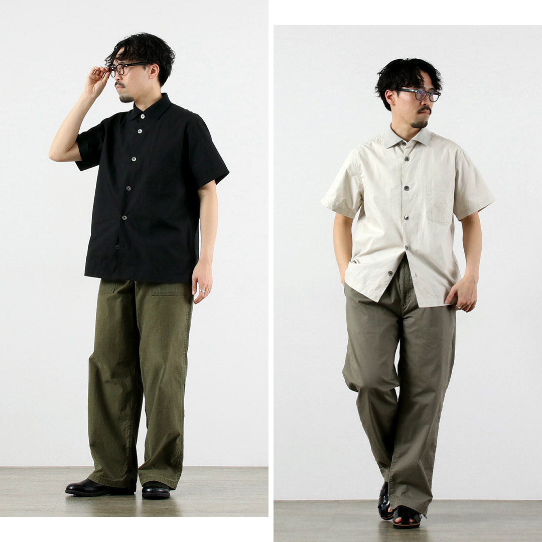 FUJITO / Chemise Ripstop à col côtelé