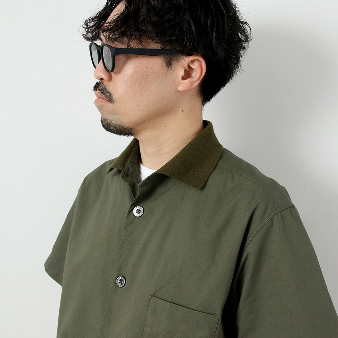 FUJITO / Chemise Ripstop à col côtelé