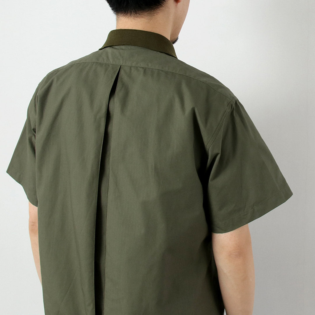 FUJITO / Chemise Ripstop à col côtelé