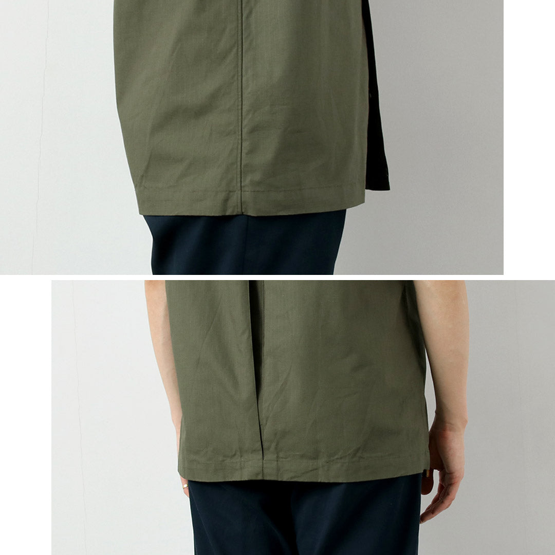 FUJITO / Chemise Ripstop à col côtelé