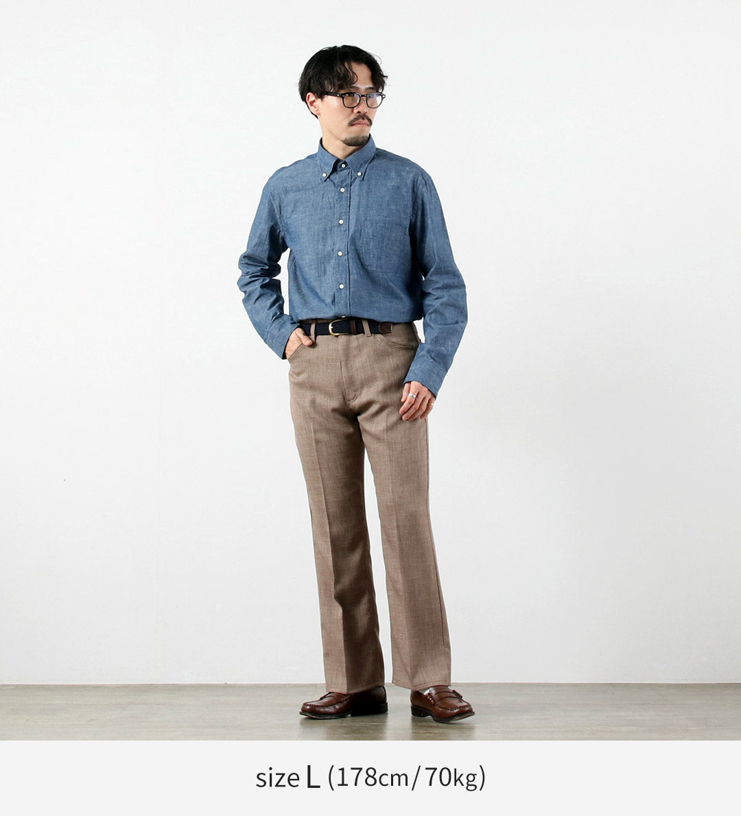 WRANGLER / Launcher 连衣裙 仿亚麻面料长裤