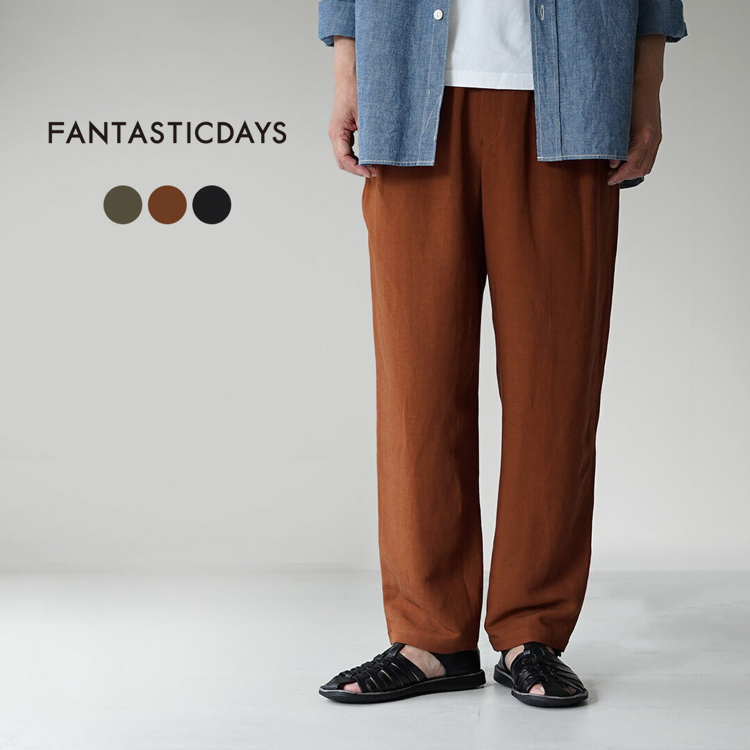 FANTASTICDAYS / Pantalon facile en rayonne de lin Breeze