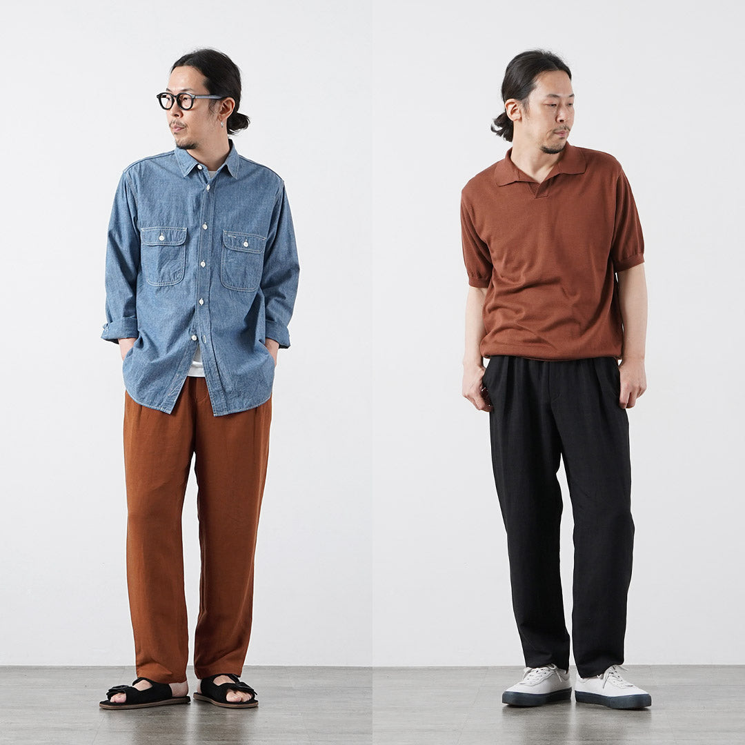 FANTASTICDAYS / Pantalon facile en rayonne de lin Breeze
