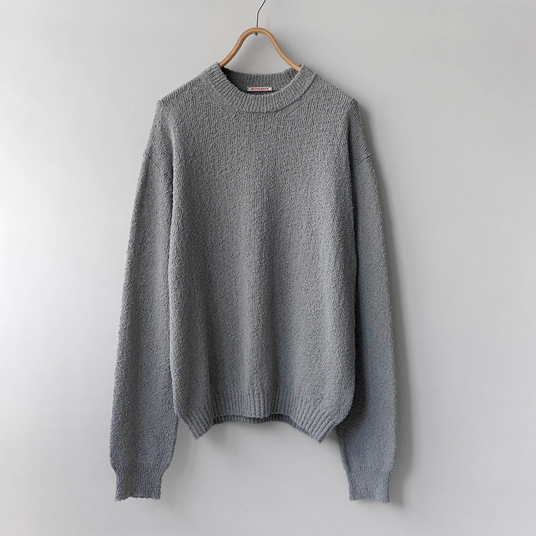 RYE TENDER / Tufa Cotton Knot Yarn Crew Pullover