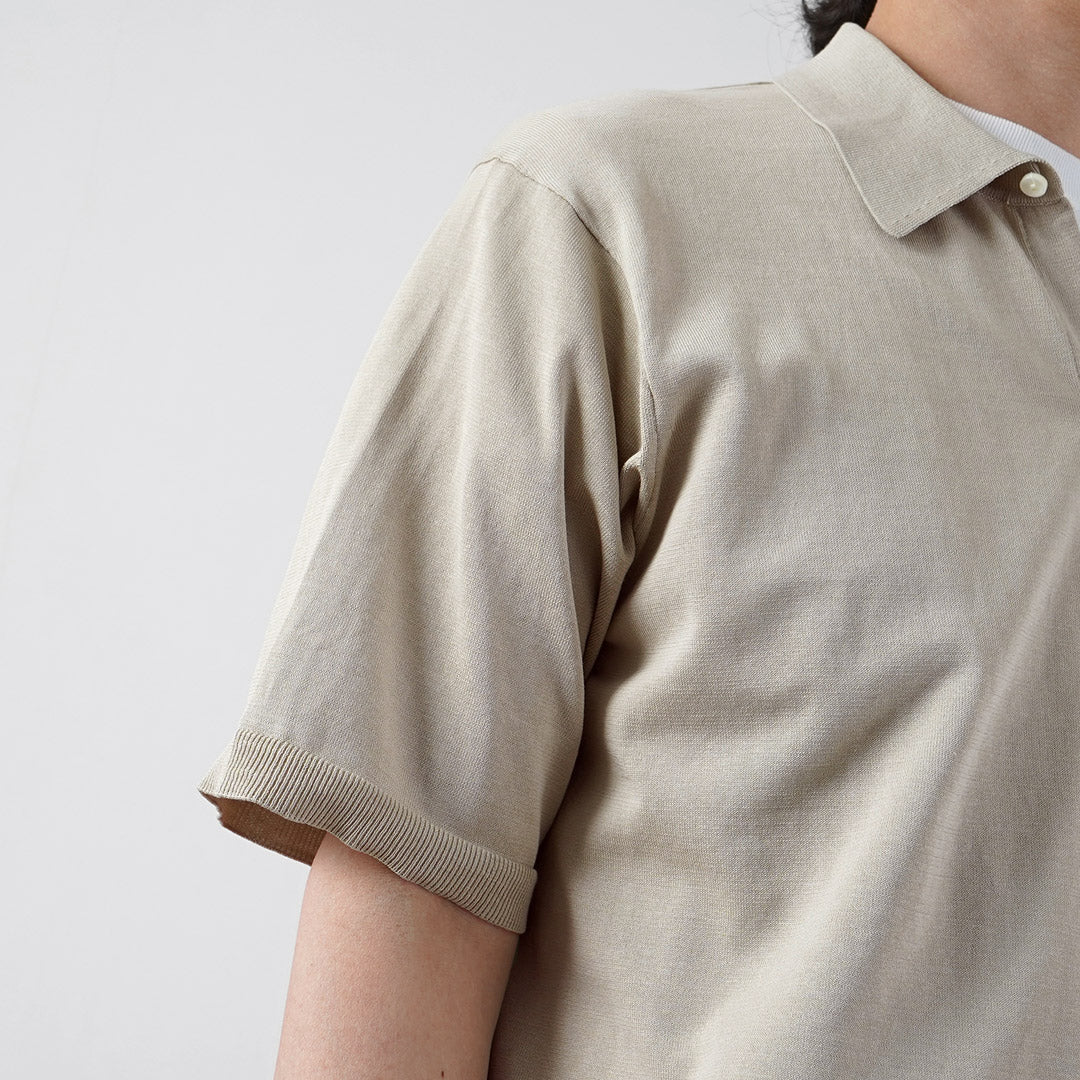 RYE TENDER / Chemise à manches courtes en tricot de coton Teton