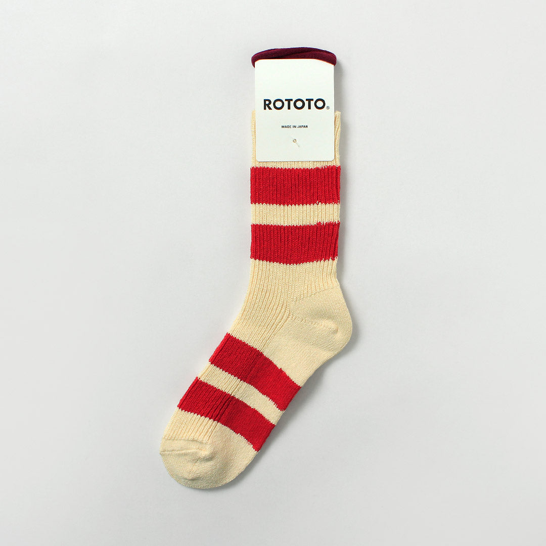 ROTOTO / Recycled Cotton Stripe Socks