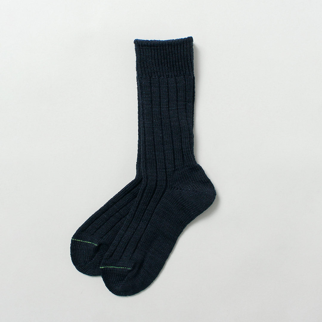 ROTOTO / Organic Cotton Indigo Tone Socks