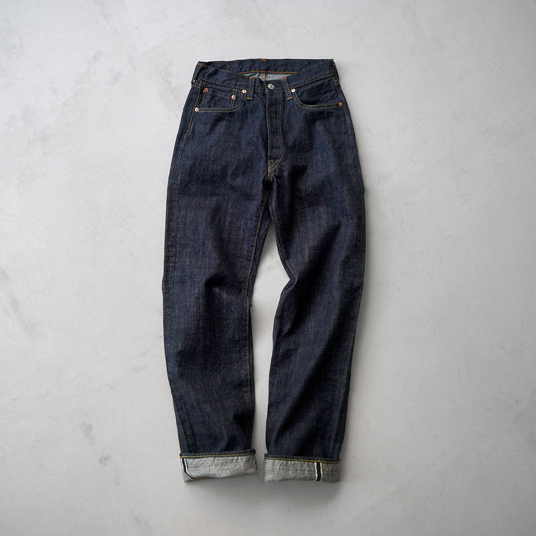 FOB FACTORY / F143 布边直筒五袋牛仔布