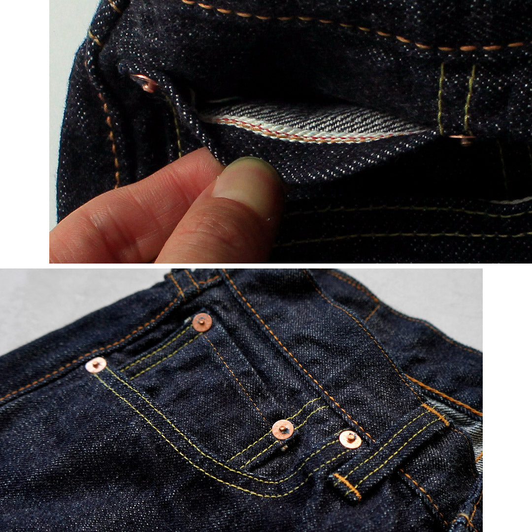 FOB FACTORY / F143 布边直筒五袋牛仔布