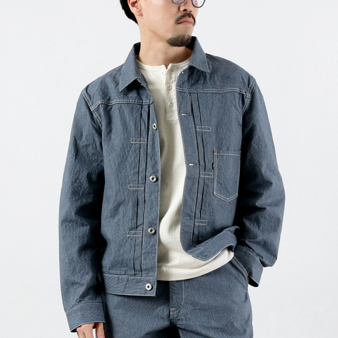 FOB FACTORY / F2463 Hickory Stripe 1st Type Jacket