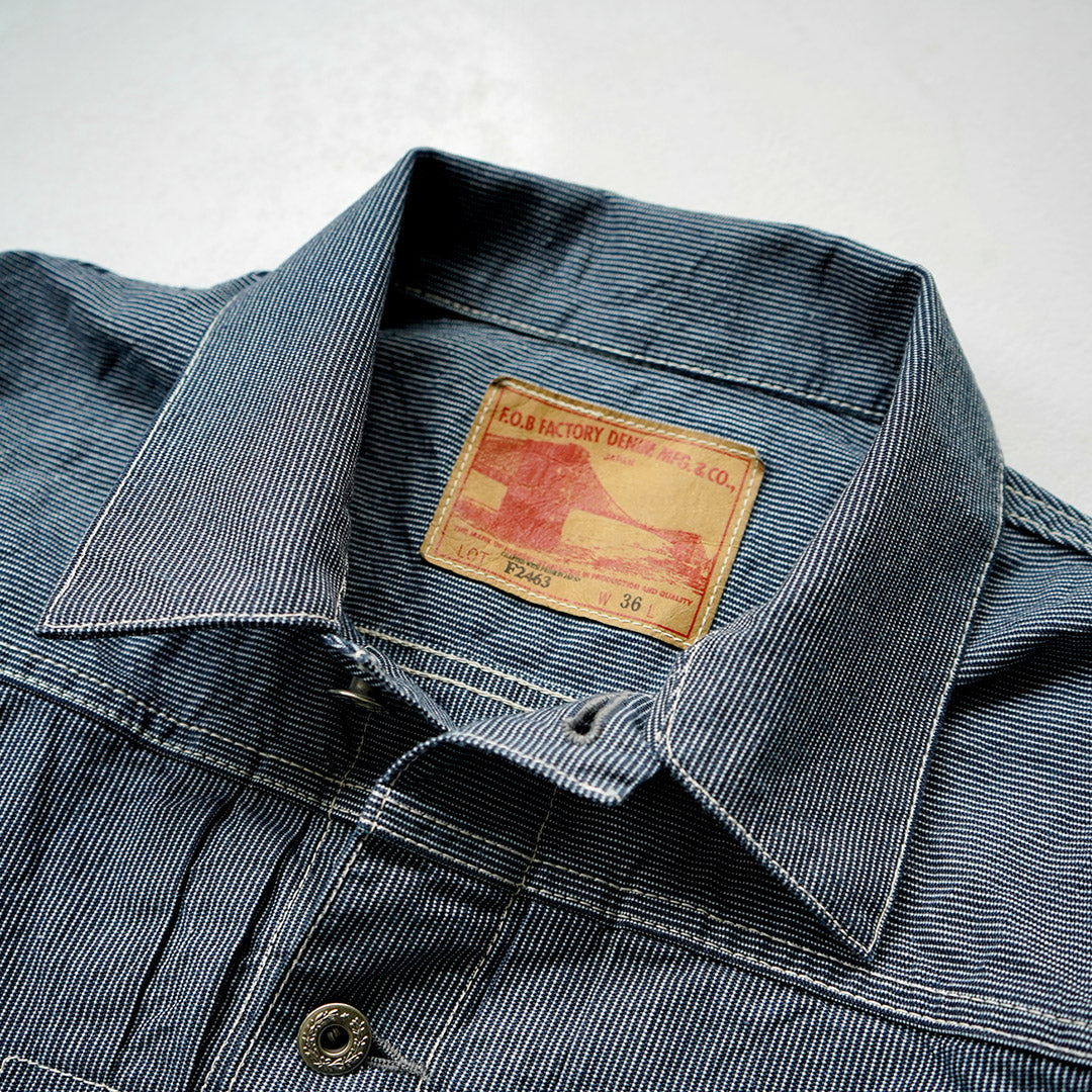 FOB FACTORY / F2463 Chaqueta de primer tipo de nogal americano