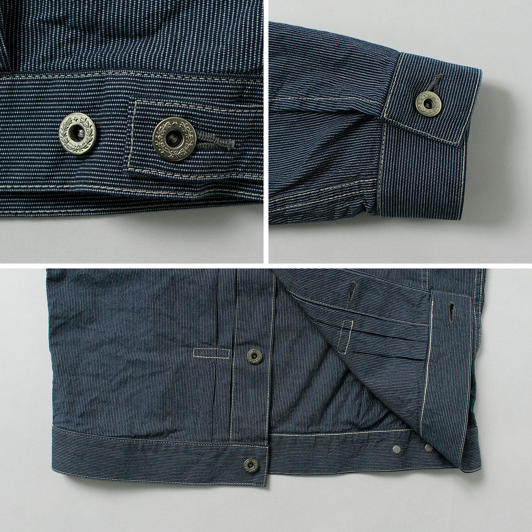 FOB FACTORY / F2463 Chaqueta de primer tipo de nogal americano