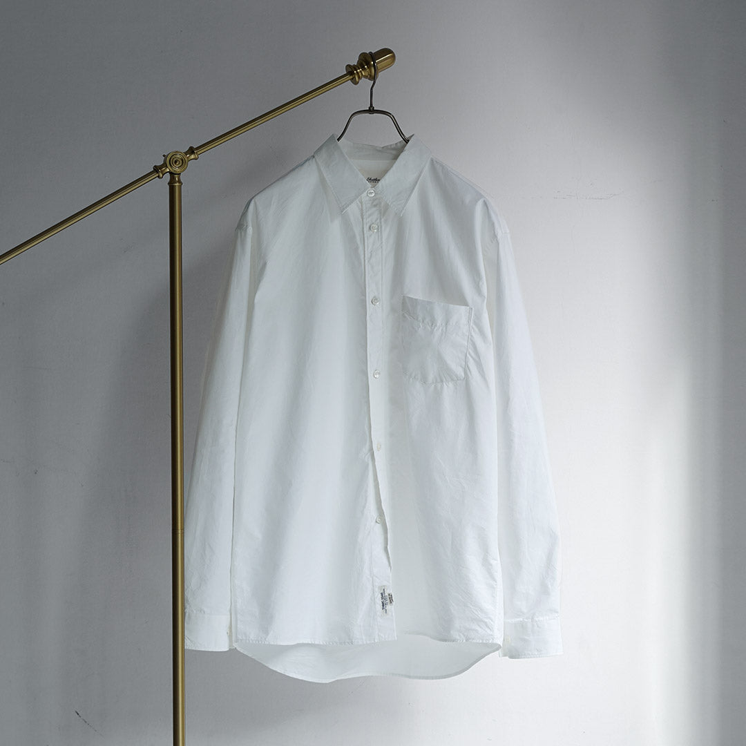 NOTES DE NAVETTE / Chemise Col Régulier En Popeline Haute Densité