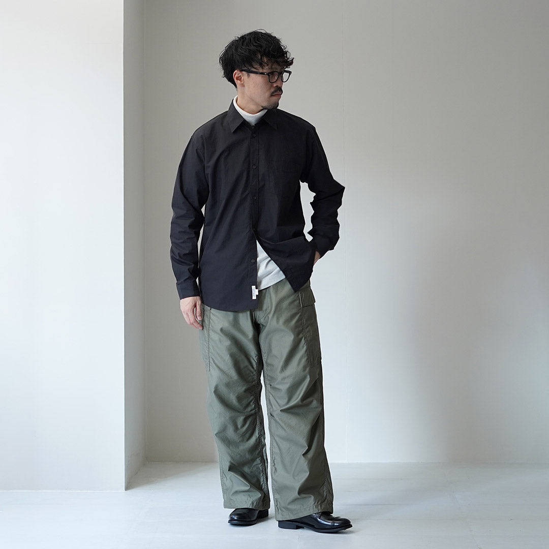 NOTES DE NAVETTE / Chemise Col Régulier En Popeline Haute Densité