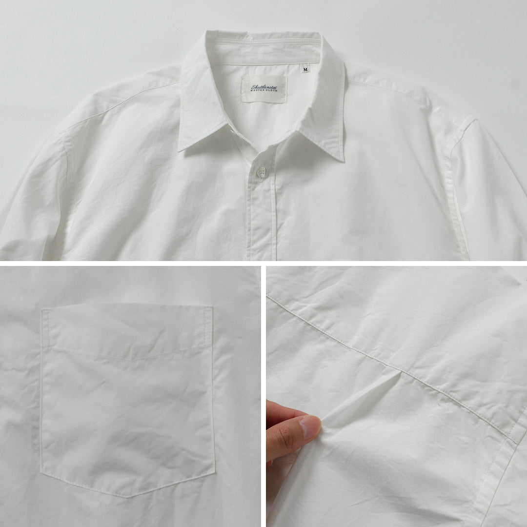 NOTES DE NAVETTE / Chemise Col Régulier En Popeline Haute Densité