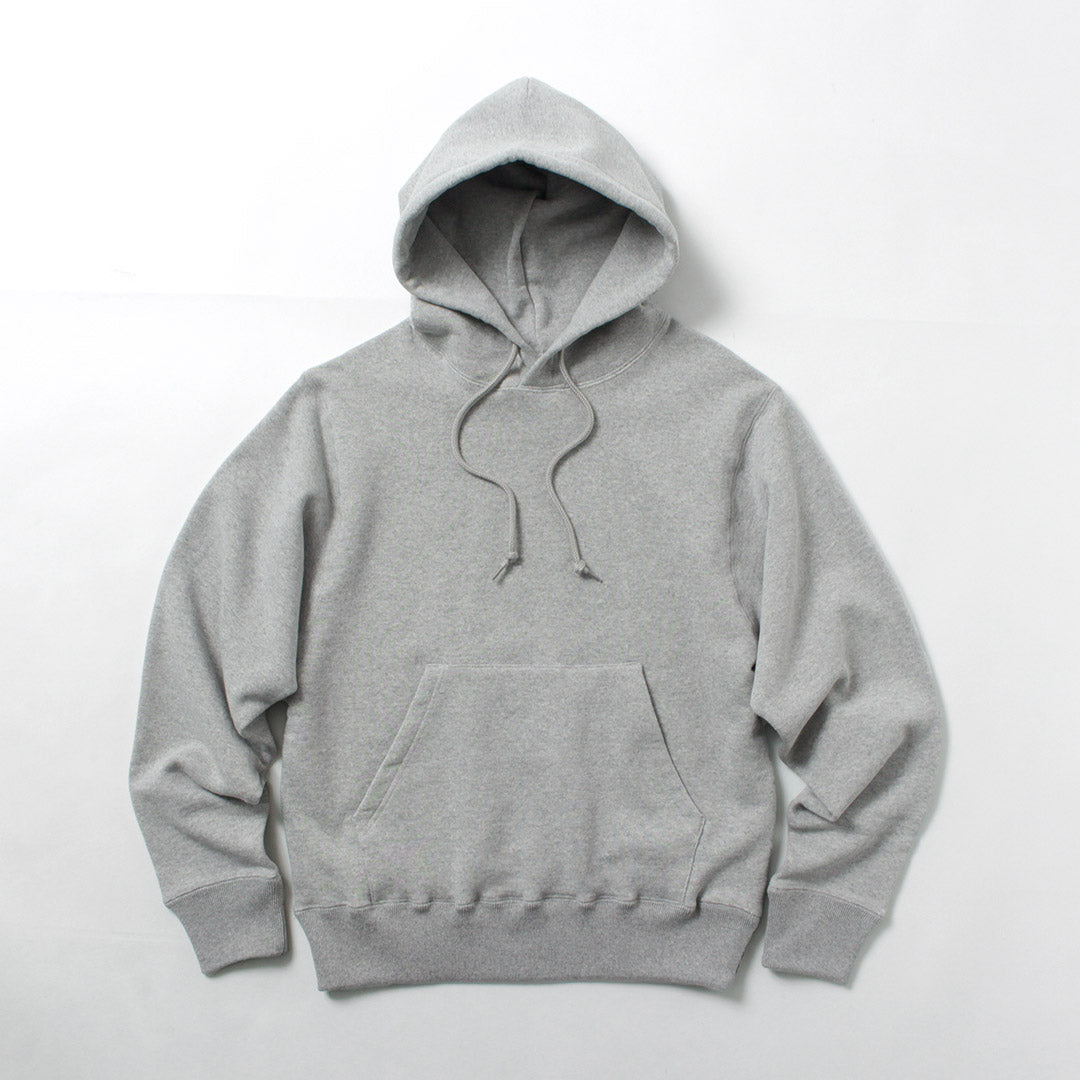 CLUB DE INVESTIGACIÓN DE ALGODÓN / 14 oz. Sudadera con capucha de rizo Loopwheel