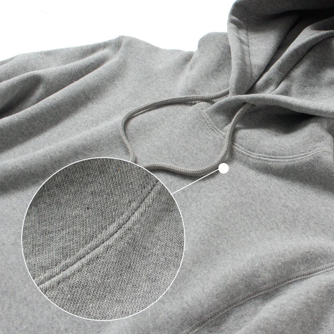 CLUB DE INVESTIGACIÓN DE ALGODÓN / 14 oz. Sudadera con capucha de rizo Loopwheel