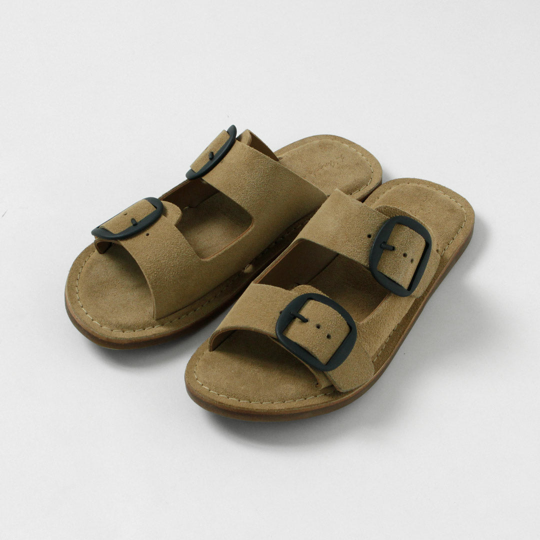L'ANGOLO DEL CUOIO / Double Buckle Leather Sandals